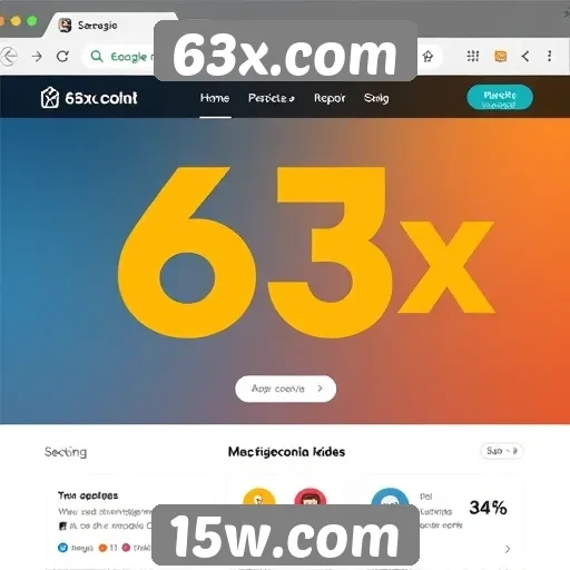 Interface e experiência do usuário no 63x.com